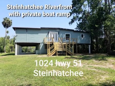 Steinhatchee home on river w/private ramp & apartment SOLD 480,000
